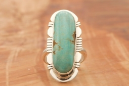 Number 8 Mine Turquoise Native American Ring